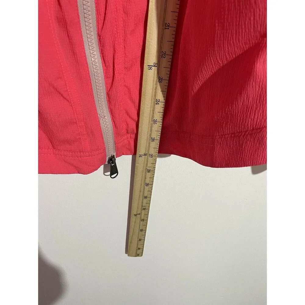 Free People Movement Jacket M Pink Solid Run Wild Hooded Athleisure Gym Training